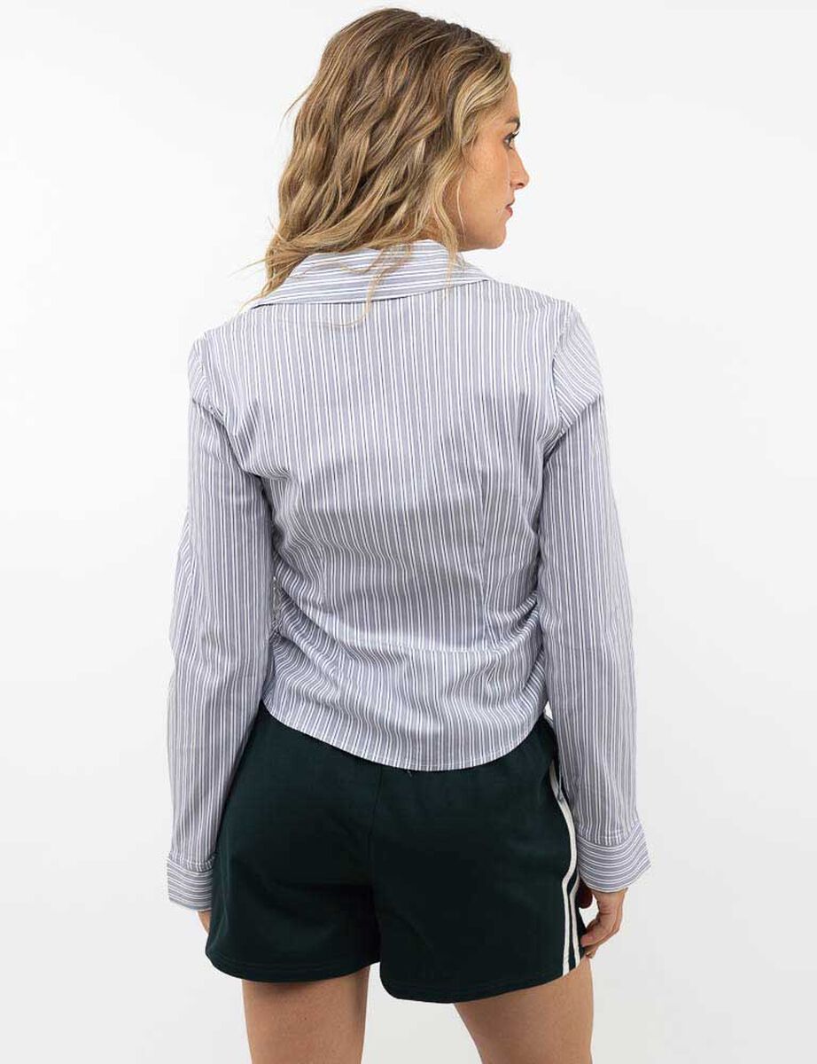 Blusa Rayas Manga Larga Mujer Icono