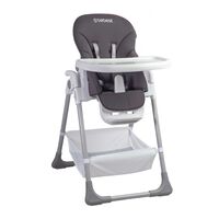 Silla de Comer Bebe Infantil Snack LX Gris Bebesit