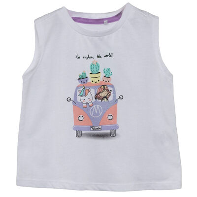Imagen 1 del producto Polera Manga Corta Chess Baby Blanco, Rosado, Verde