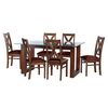 Juego de Comedor Latam Home Pamplona Granada 6 Sillas Velvet Beige