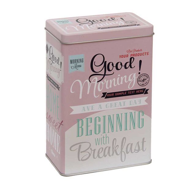 Lata Decorativa Metal Vgo 12,5 x 8 cm Diseño 6