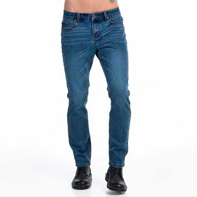 Jeans Slim Tiro Medio Hombre Ellus