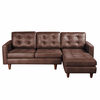Sof&aacute; Cuero Latam Home N&aacute;poles Chaise Longue 2 Cuerpos Derecho