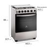 Cocina a Gas Mademsa FM4PSC 4 platos Inox