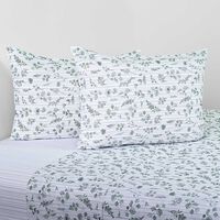 Juego de Sábanas Cannon King Pradela 200 Hilos Blanco