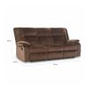 Juego de Living Reclinable CIC Amberes 3C+2C Caf&eacute;