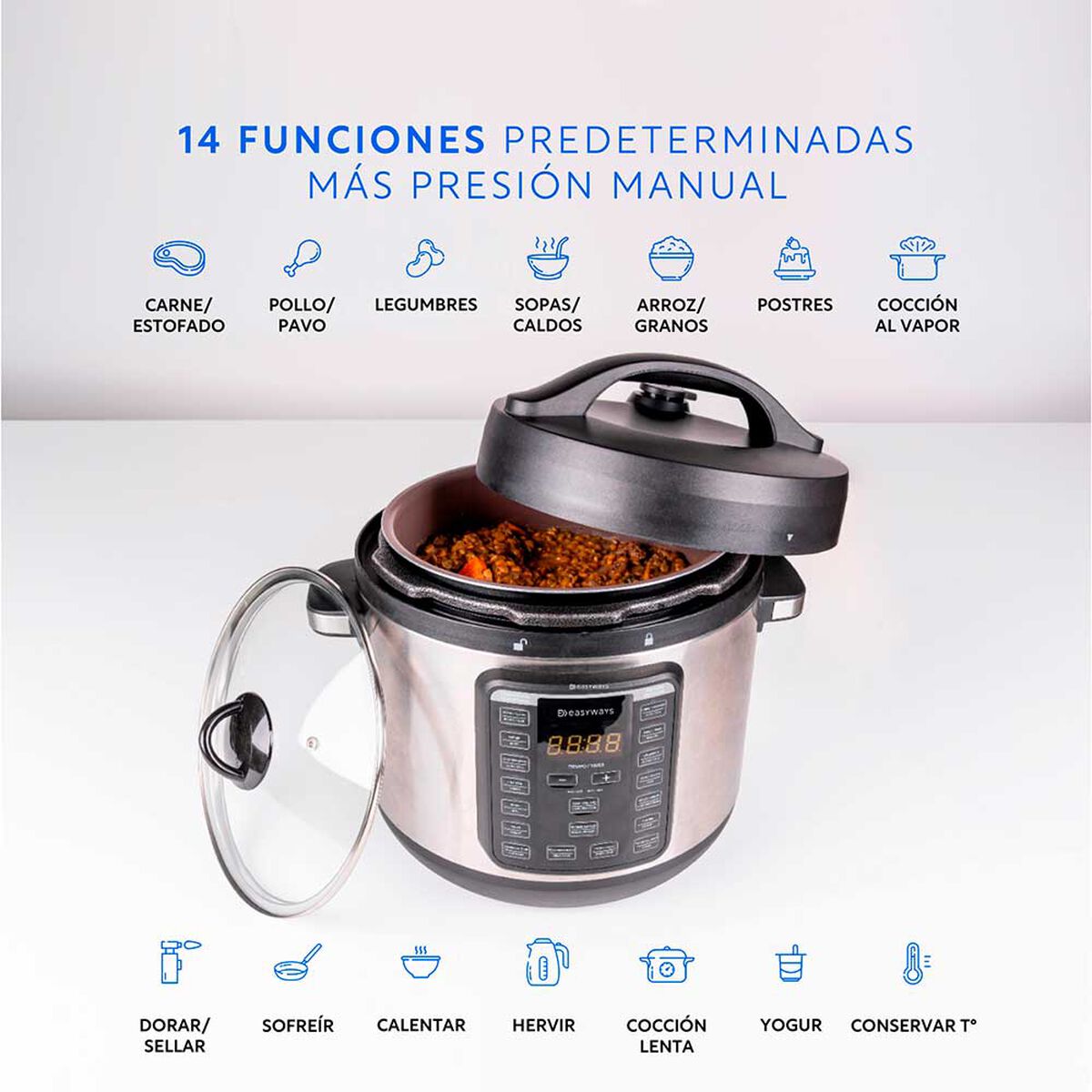Olla de Cocción EasyWays Fast Pot Ceramic+ 7,6 lts.