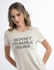Polera Con Estampado Manga Corta Mujer Soviet