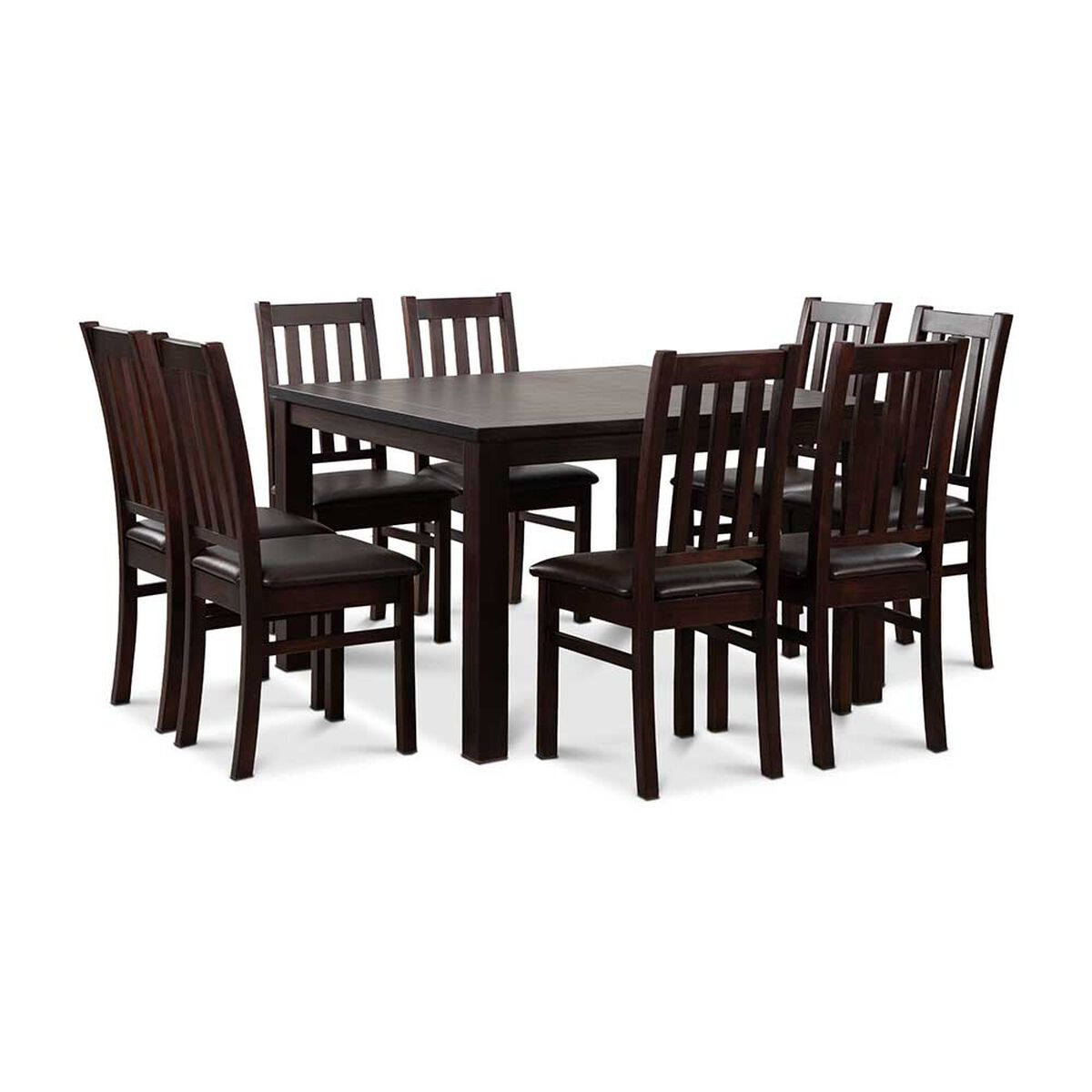 Juego de Comedor CIC Ñuble Chocolate 8 Sillas