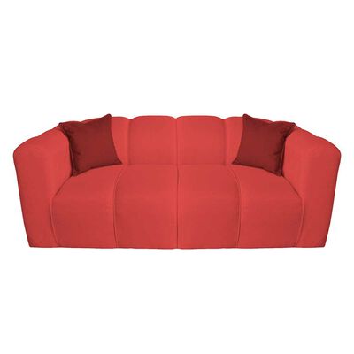 Imagen 2 del producto Juego de Living Muebles MYM Leonol Sofá 3 Cuerpos + Dos Sillones 1 Cuerpo Burdeo