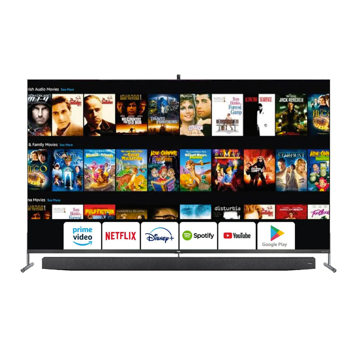QLED 75" TCL 75X915-75 Android Smart TV 8K UHD + Soundbar Onkyo Xess Line