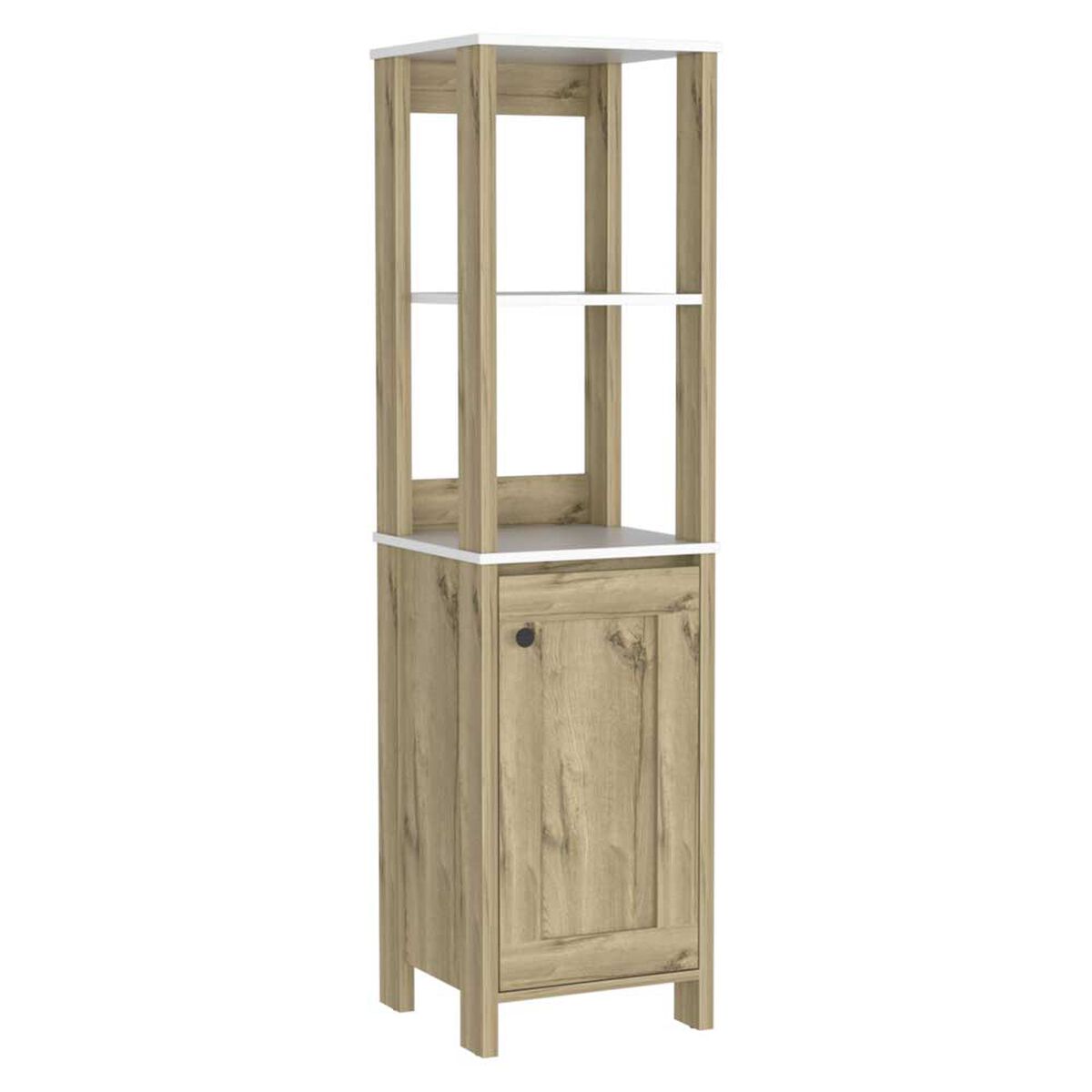Optimizador de Baño TuHome Bath 1 Puerta Bi Color Blanco Duna