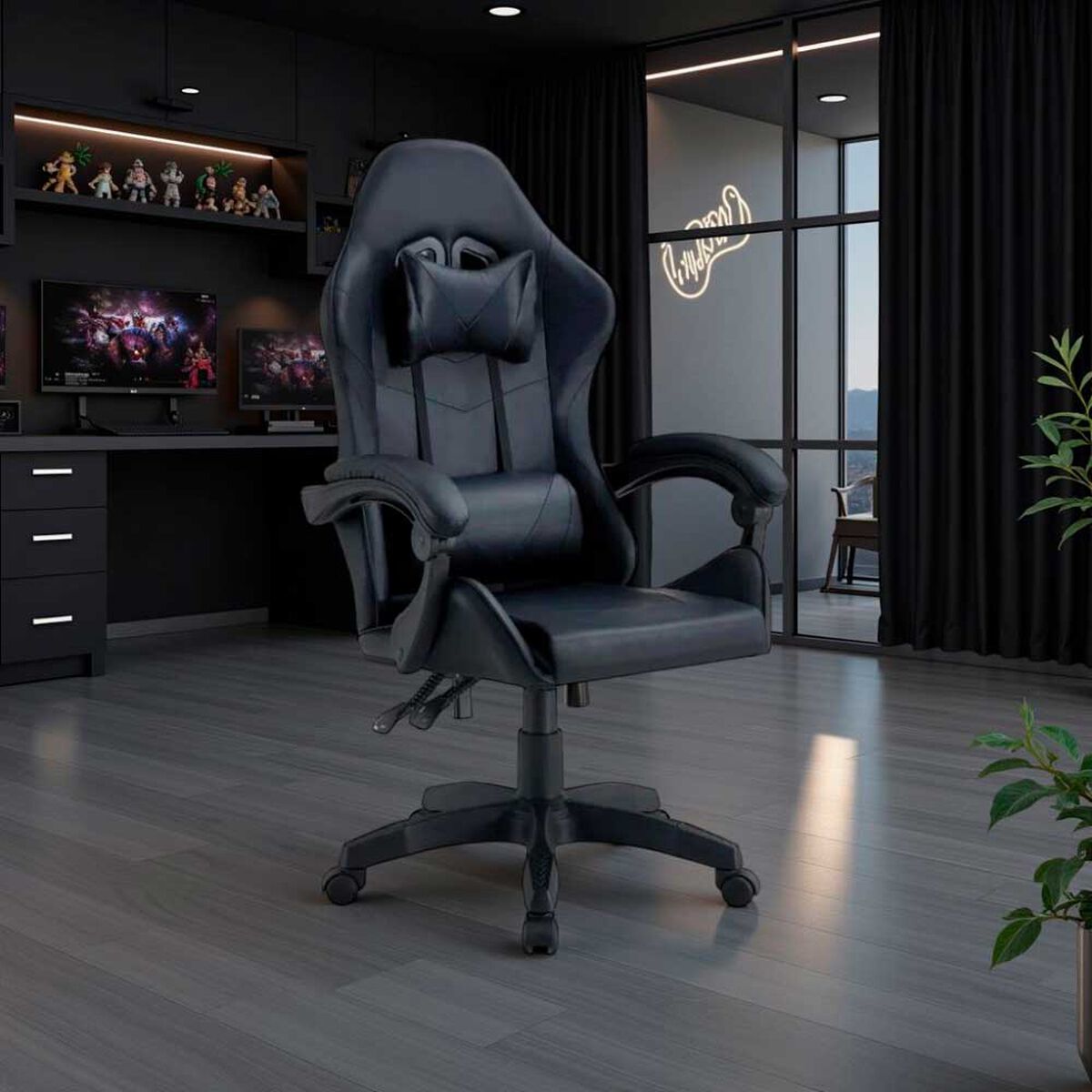 Silla Gamer Arthome Tokio Negra