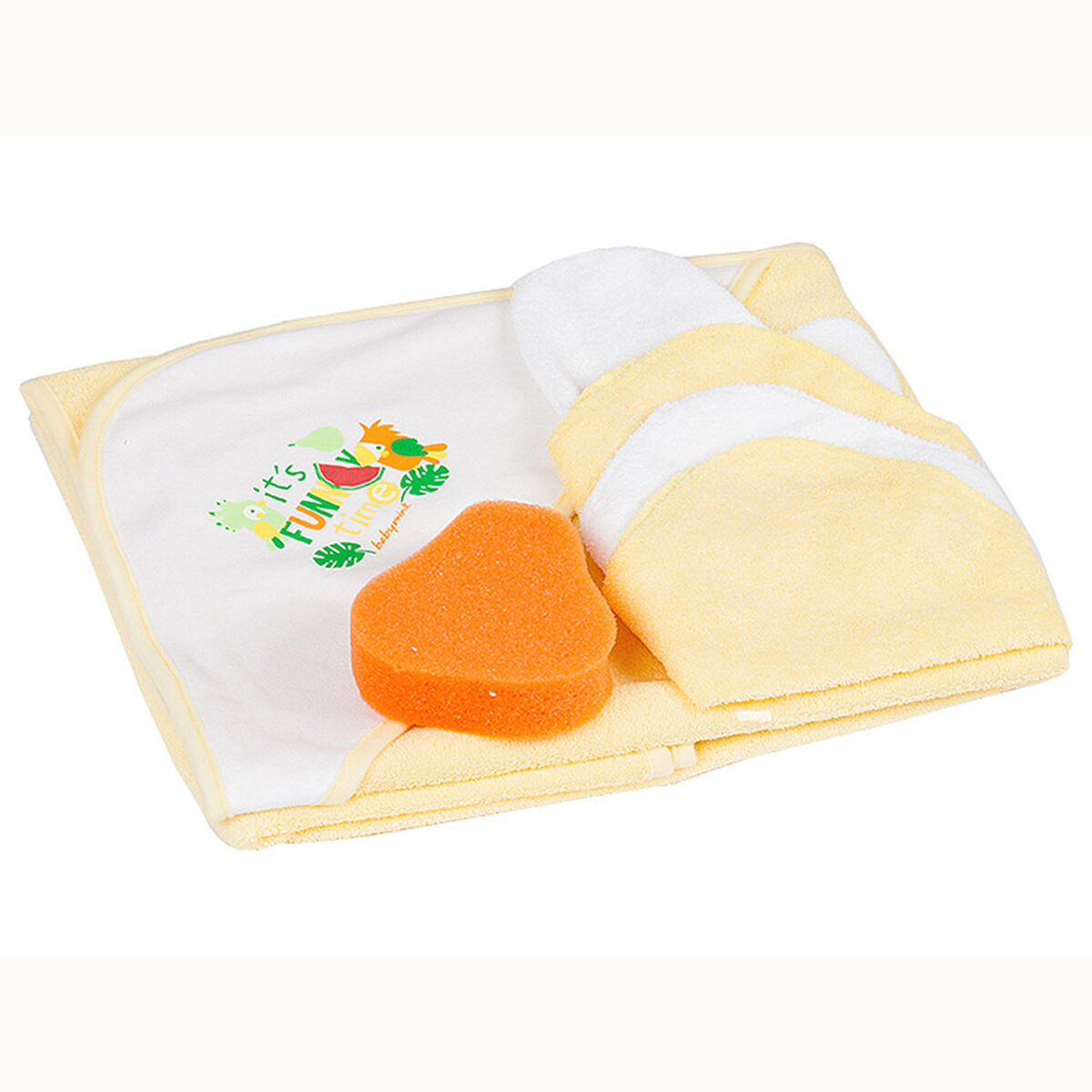 Set de Baño Kit Burbujas Amarillo Baby Mink