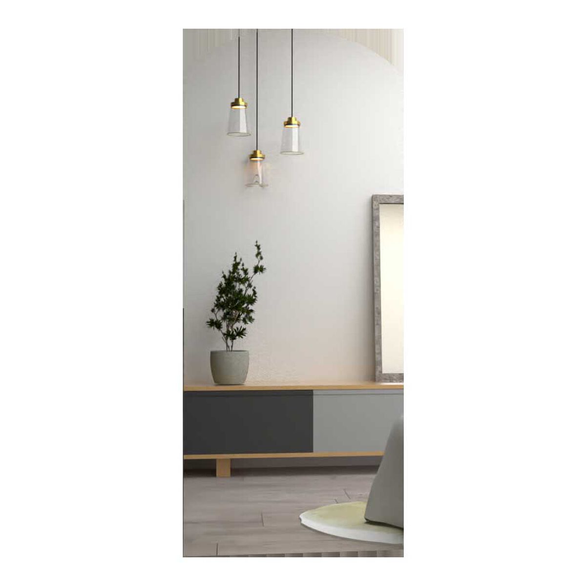 Espejo Rectangular TuHome Oporto 50 x 130 cm