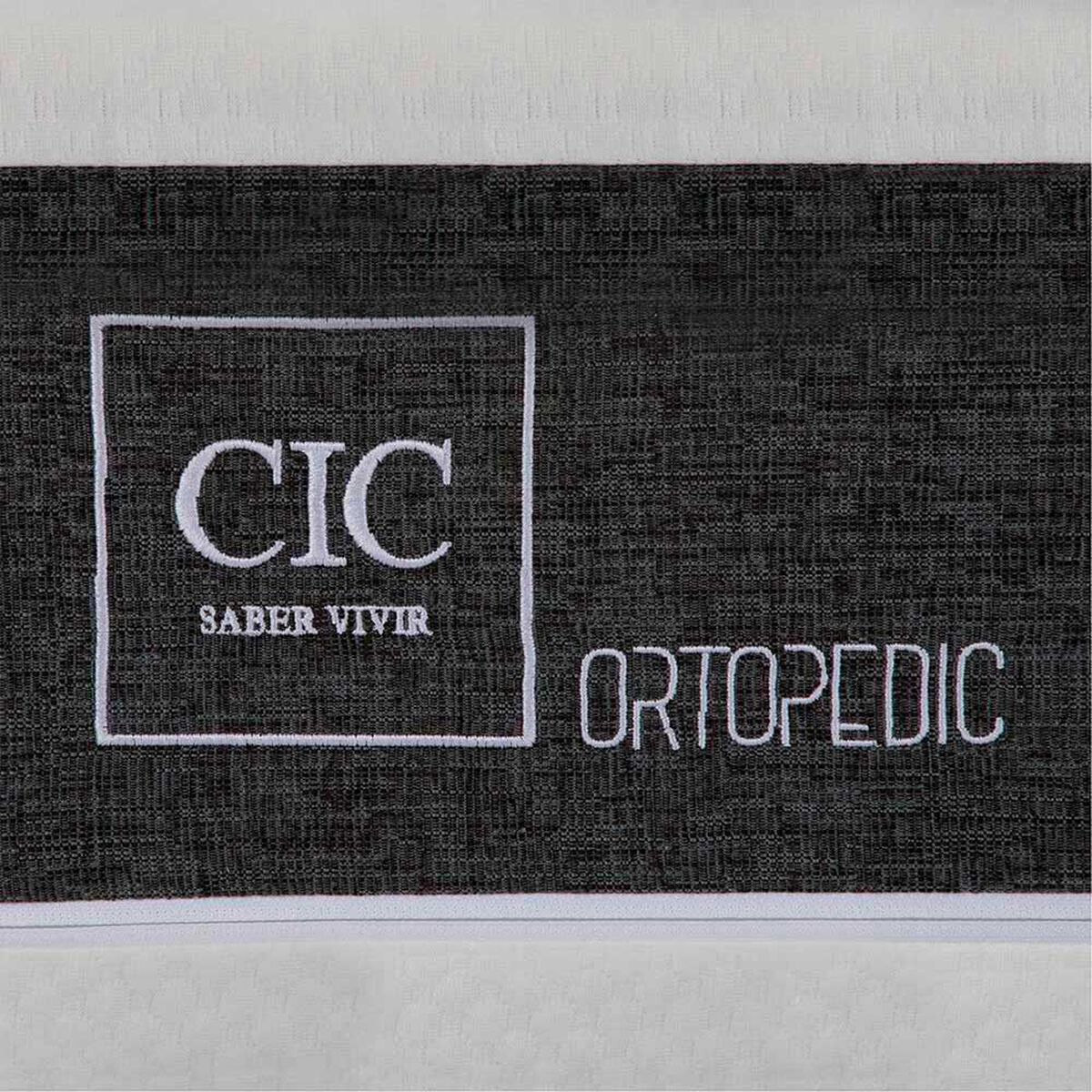 Cama Europea CIC Base Dividida 2 Plazas Ortopedic + Respaldo Milan Mostaza