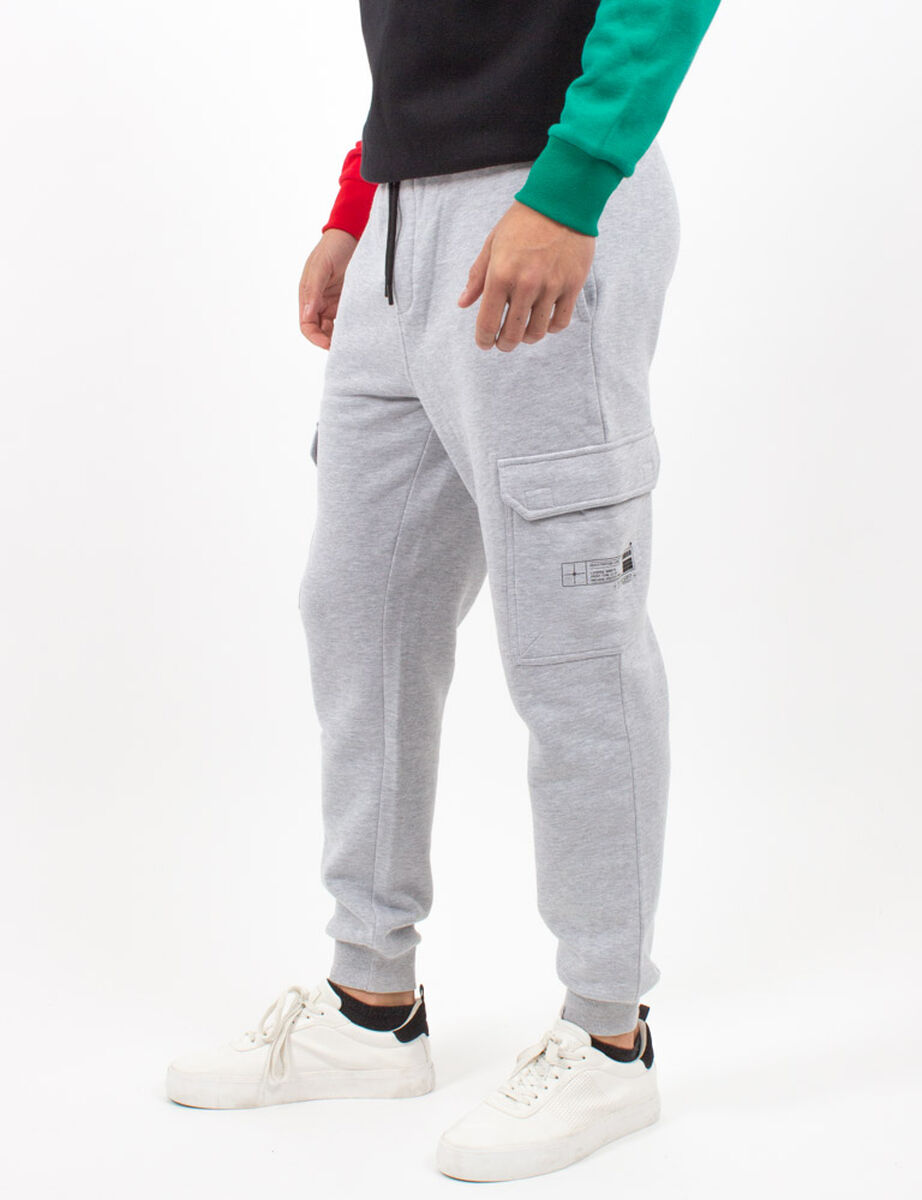 Pantalón de Buzo Cargo Jogger Hombre Icono