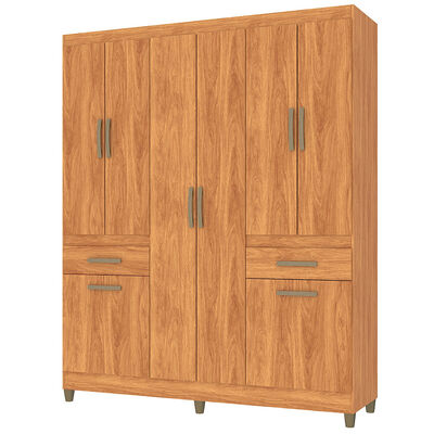 Imagen 2 del producto Clóset Vekkahome Aveiro 8 Puertas 2 Cajones Café