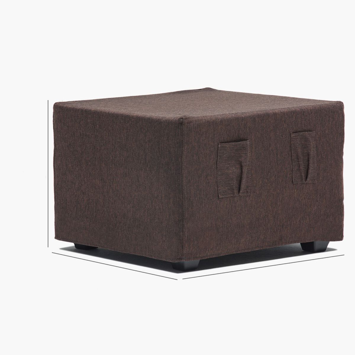 Pouff Cabsur Sorrento Chocolate