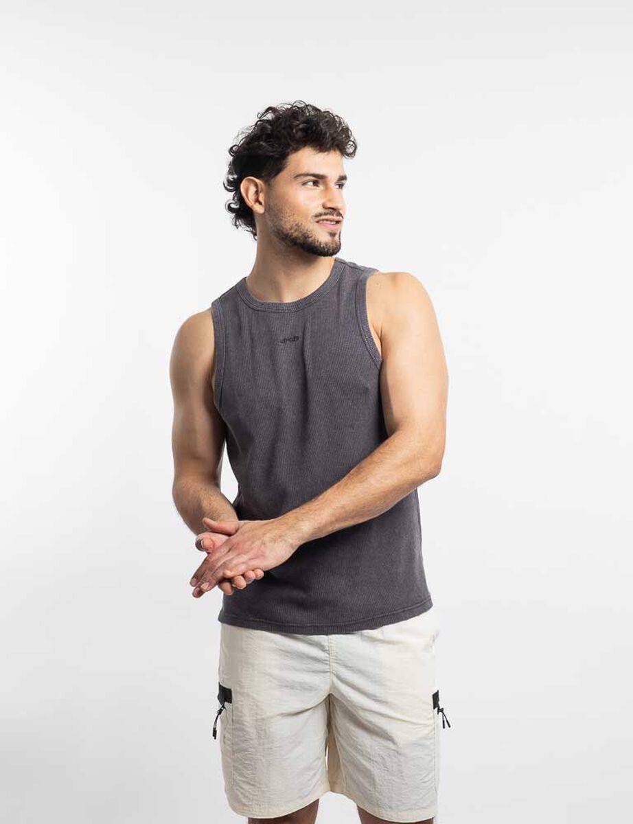 Polera Sin Mangas Hombre Icono
