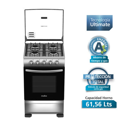 Imagen 2 del producto Cocina a Gas Mabe CMC5110AX0 4 Quemadores