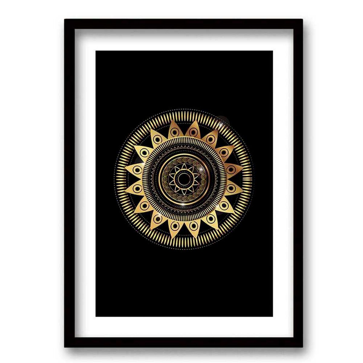 Cuadro Decorativo Retela Mandala II 70 x 50 cm
