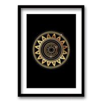 Cuadro Decorativo Retela Mandala II 70 x 50 cm