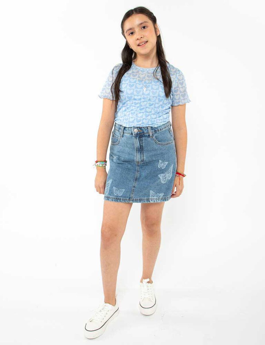 Falda Mariposas de Algodón Niña Mila