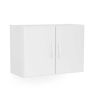 Mueble de Cocina Aereo Vekkahome New 2 Puertas Blanco