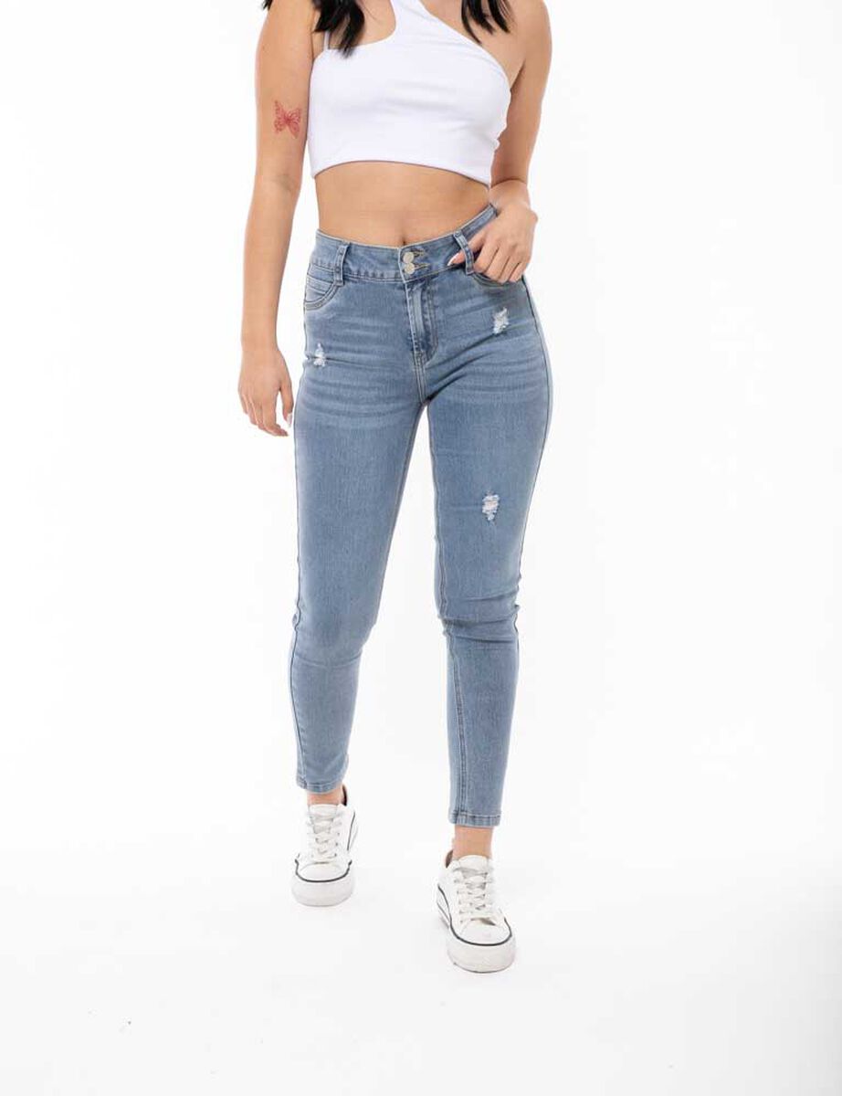 Jeans Skinny Push Up Mujer Icono