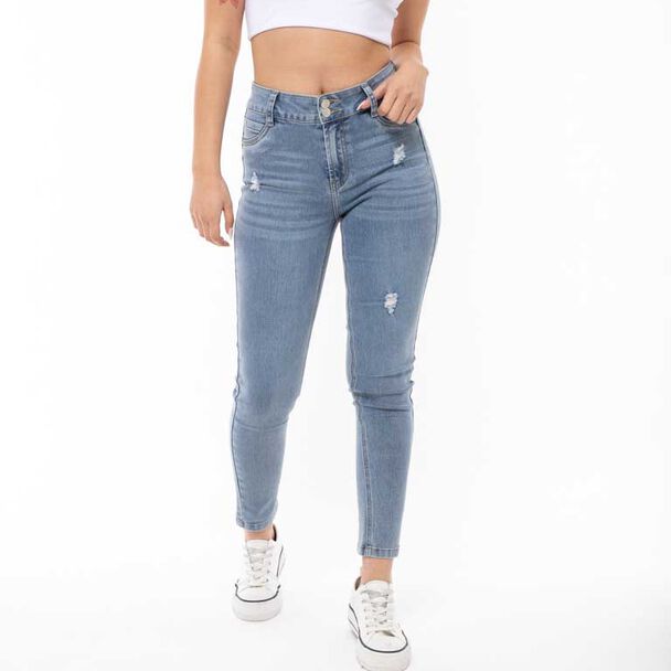 Jeans Skinny Push Up Mujer Icono