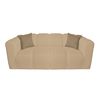 Juego de Living A&M Home Leonol 3,1,1 Cuerpos Beige