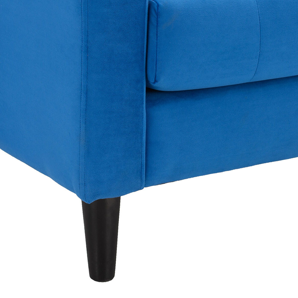 Set 2 Sofás Bodevir Retro 1 Cuerpo Felpa Azul