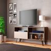 Rack TV Altavision Detroit Caf Hasta 55" Café blanco