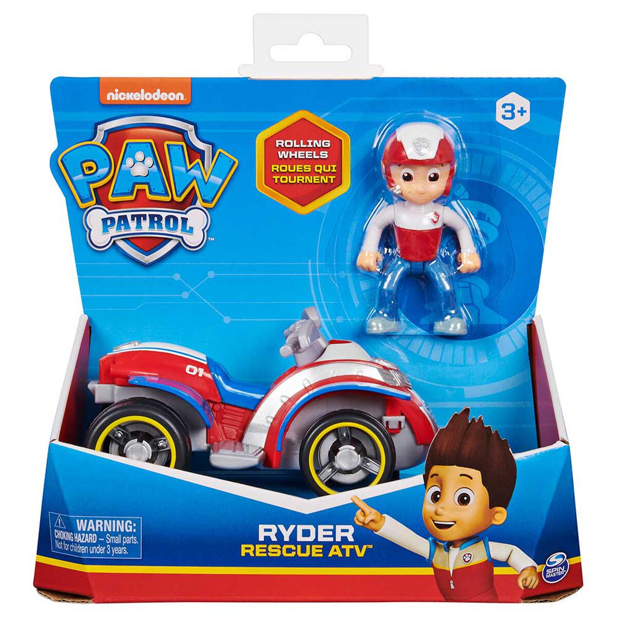 Figura Paw Patrol Ryder Veh Rescate Atv