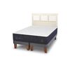 Cama Europea CIC Base Dividida 2 Plazas Grand Premium + Respaldo Torino Alpino