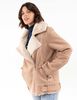 Chaqueta Aviadora Terciopelo Plush Mujer Zibel