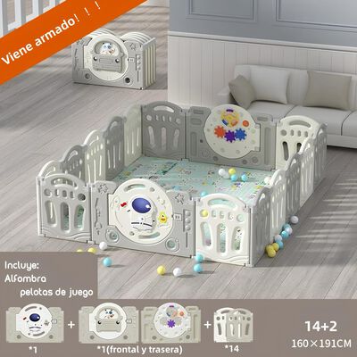 Imagen 2 del producto Corral Bebe Armado 160x191cm con Accesorios Lubabycas