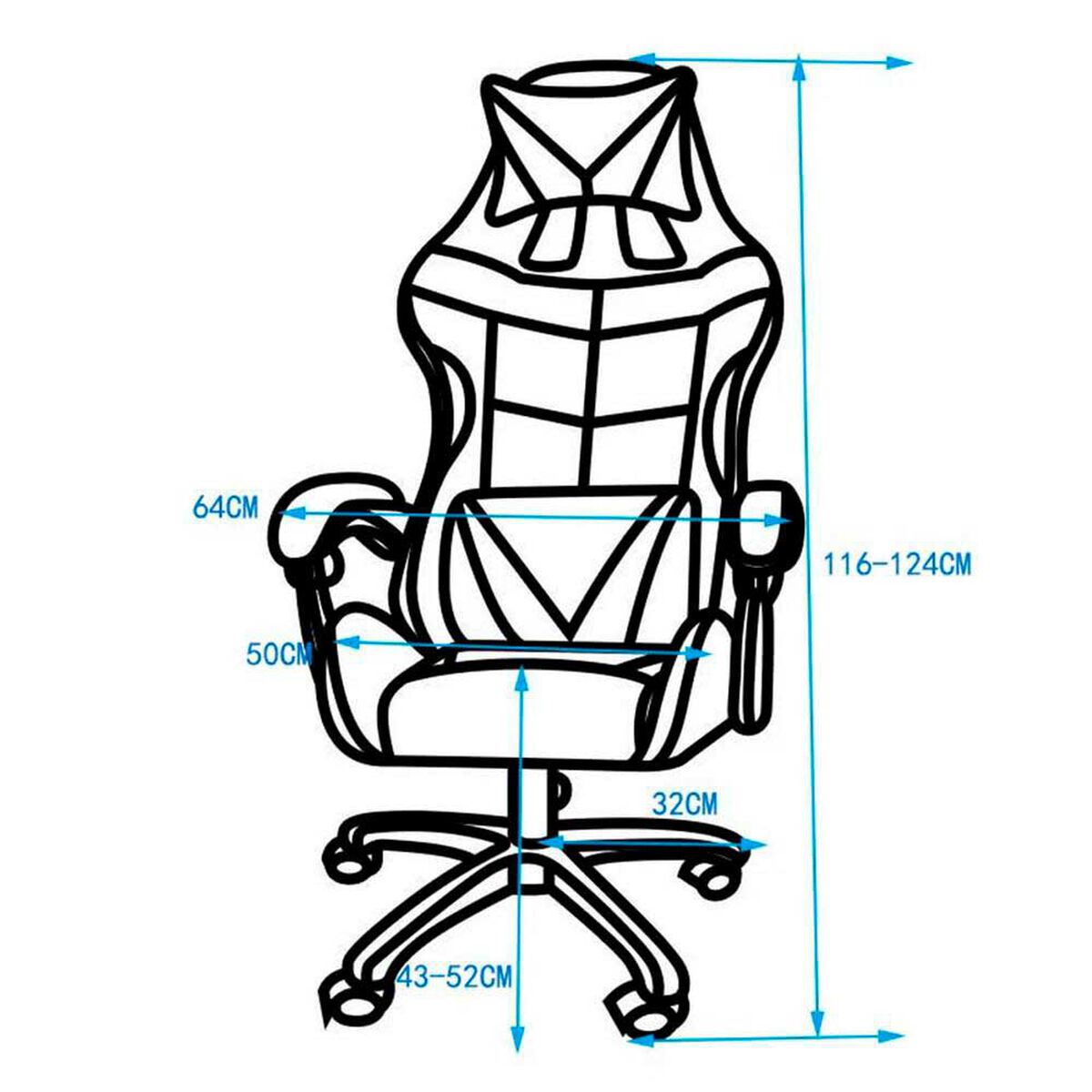 Silla Gamer Idetex Senna Negro