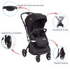 Coche Cuna Travel System Bebe Swift 360 Negro Bebesit