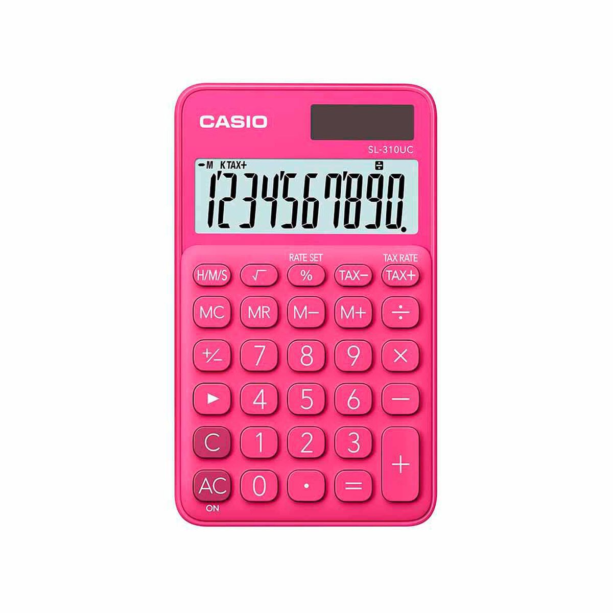 Calculadora de Escritorio Casio SL-310UC-RD Color Rojo