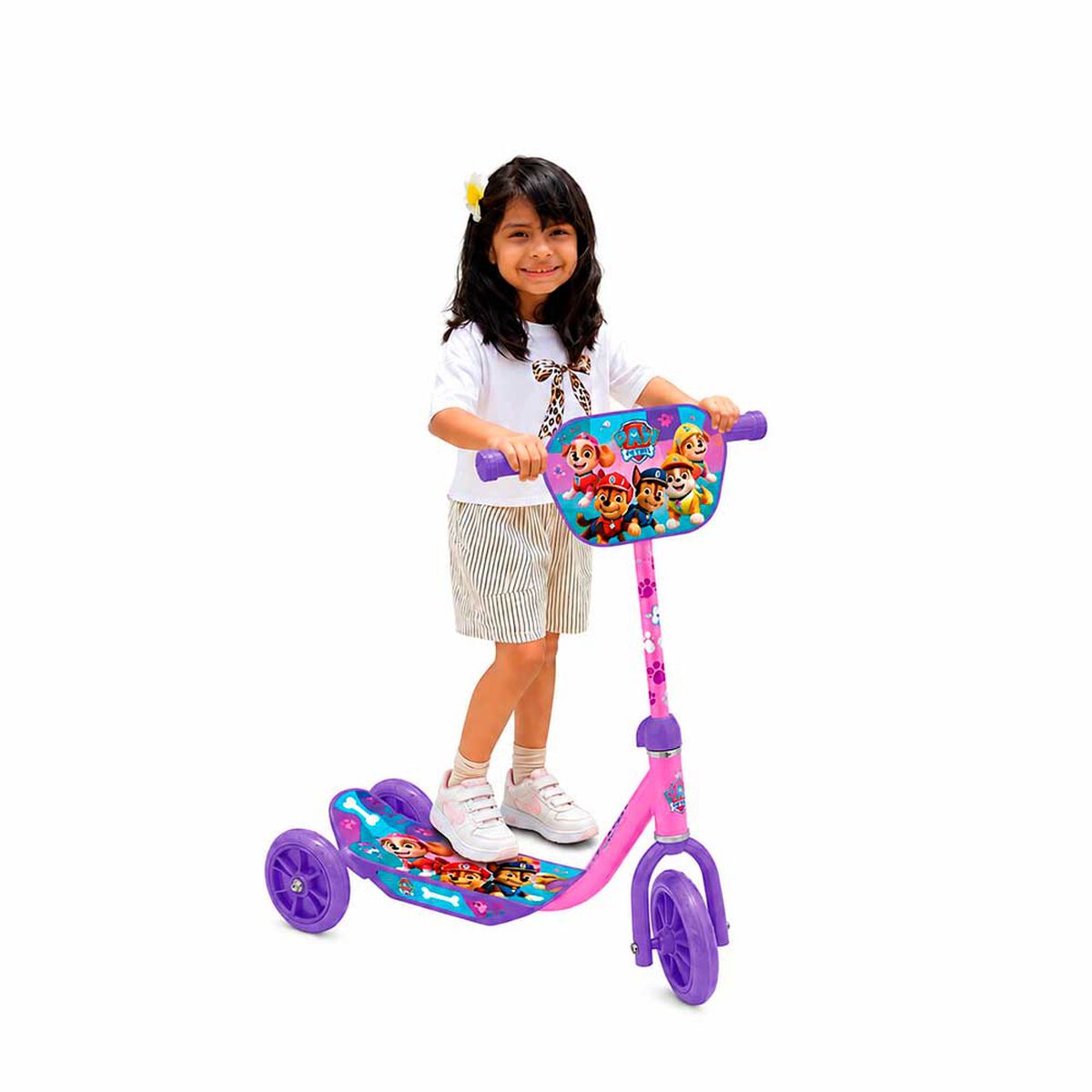 Scooter Rosado 3 Ruedas Paw Patrol Nickelodeon