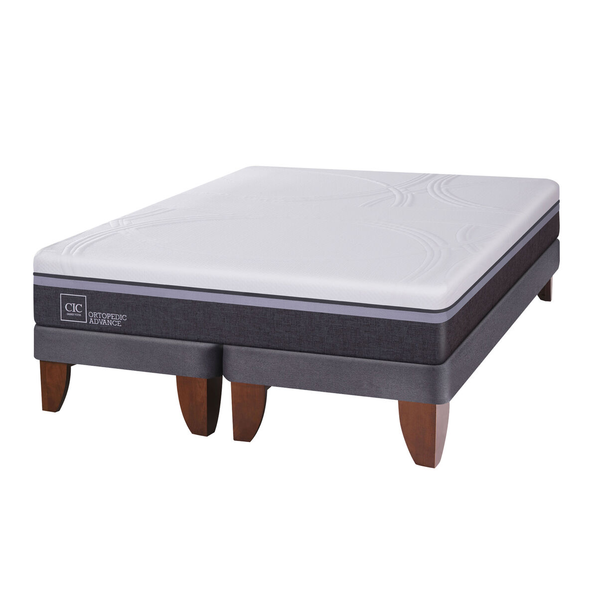 Cama Europea CIC Base Dividida 2 Plazas Ortopedic Advance