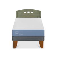 Cama Europea CIC 1 Plaza Excellence + Respaldo Gales Olivo