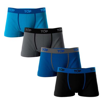 Imagen 1 del producto Pack 4 Bóxer Hombre Top Color-3