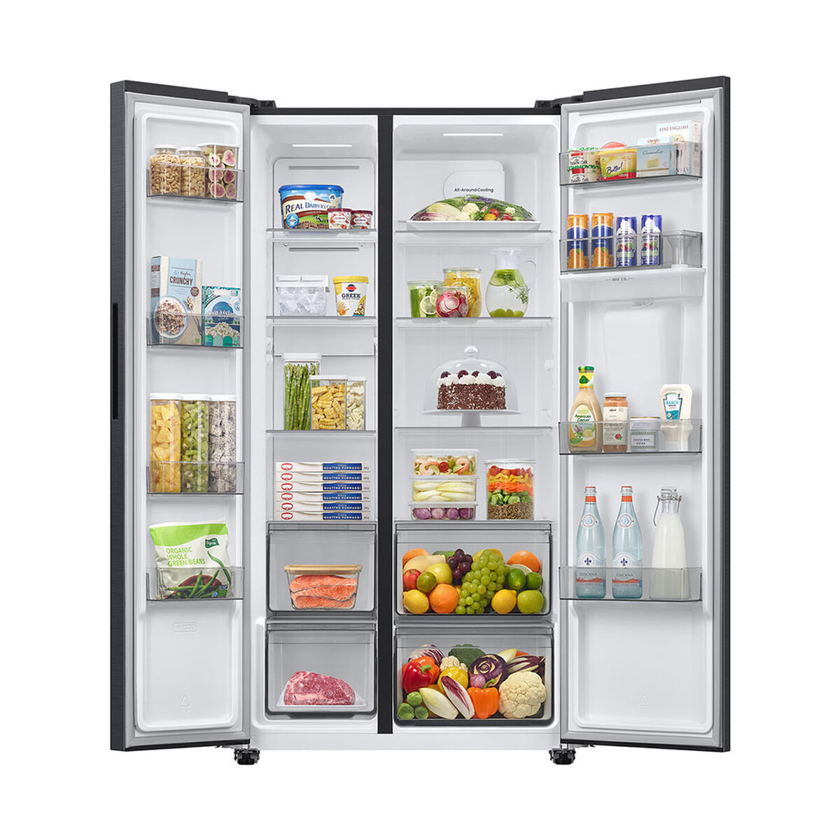 Refrigerador Side by Side Samsung RS40H53WDFZS 343 L