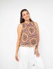 Blusa Estampada Sin Mangas Mujer Alma