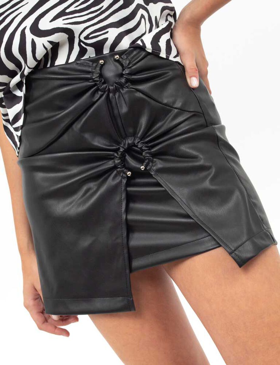 Falda Ecocuero Mujer Fiorucci