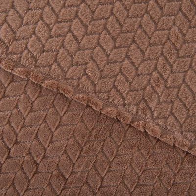 Imagen 2 del producto Frazada Mashini Jqd Flannel Nevada 2 Plazas Nude