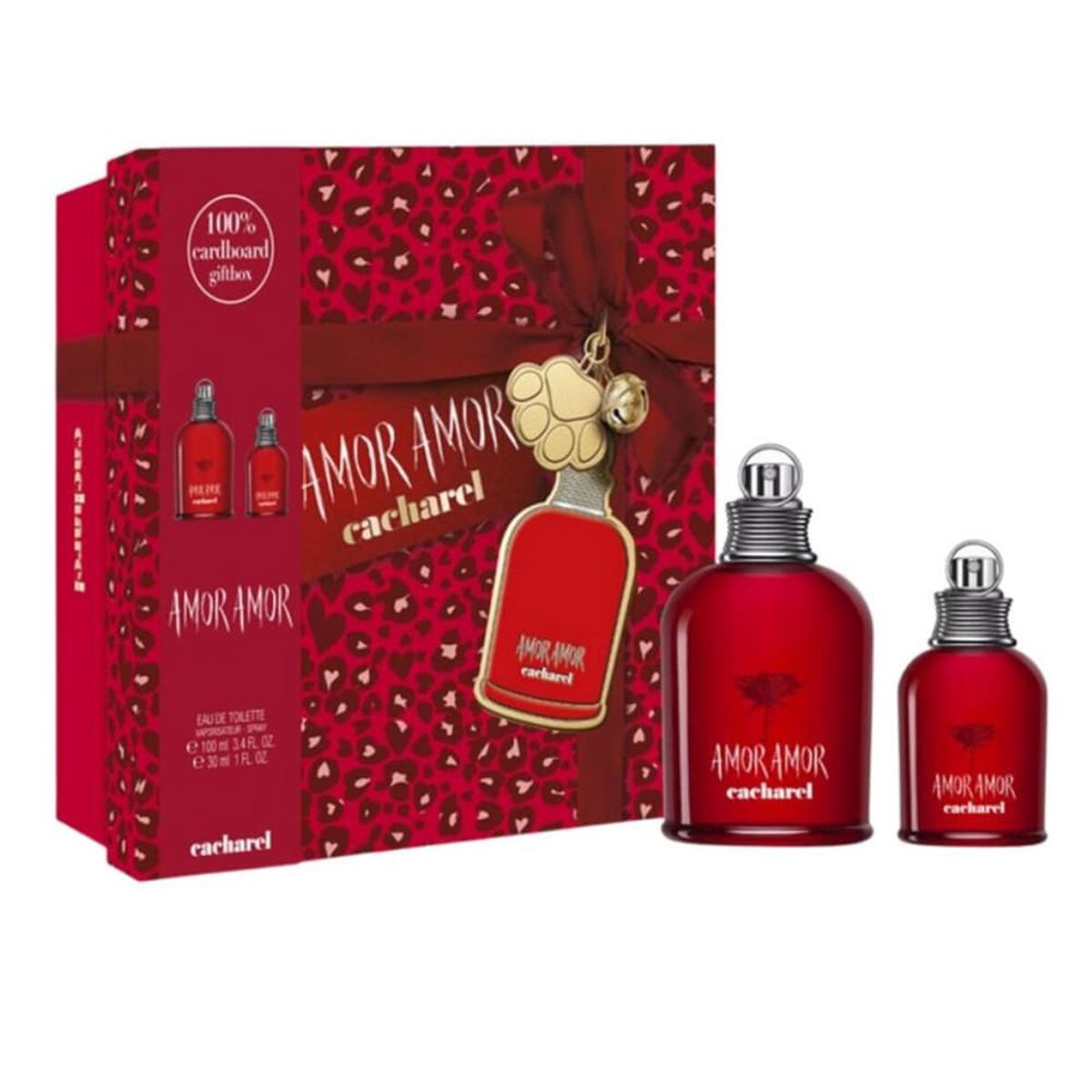 Set de Perfume Cacharel Amor Amor EDT 100 ml + Perfumito EDT 30 ml